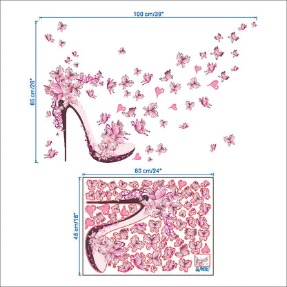 Sticker farfalle rosa