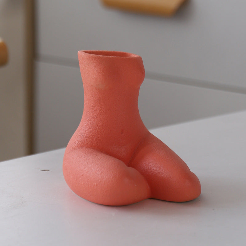 Vaso in ceramica forma astratta
