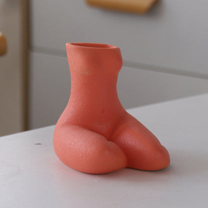 Vaso in ceramica forma astratta