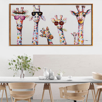 Quadro giraffa astratta