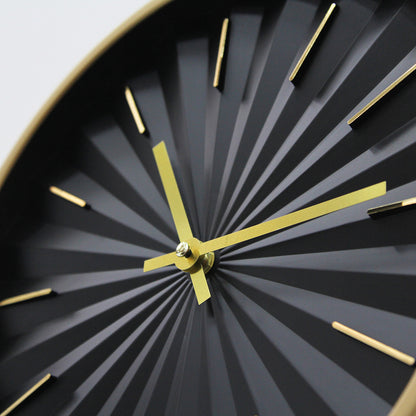 Orologio da parete Raggi art déco oro