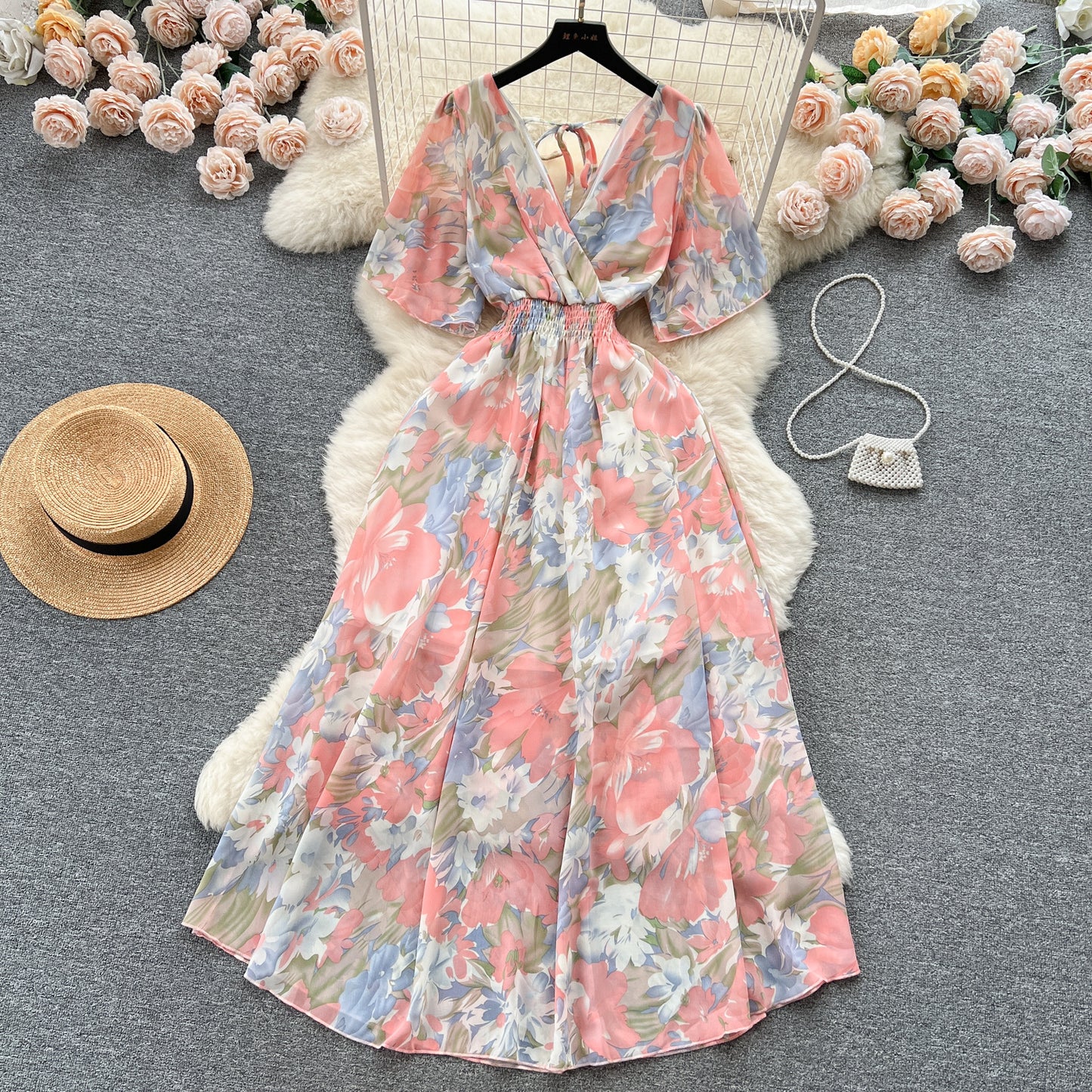 Vestito Stampa Retro