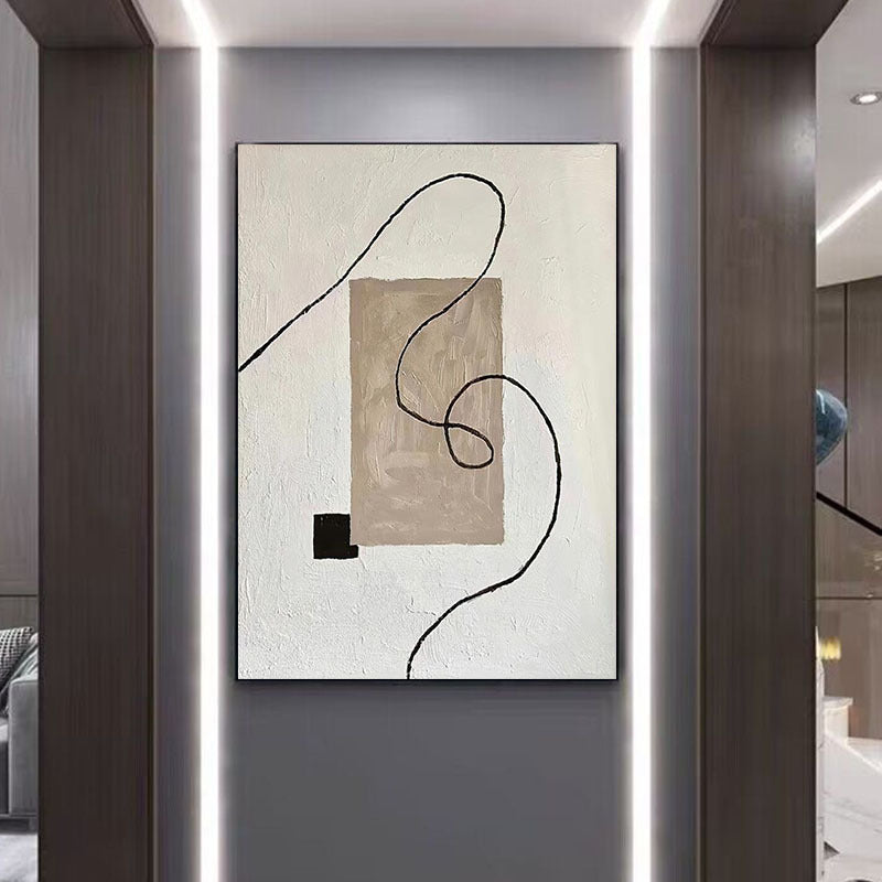 Quadro minimalista bianco e nero