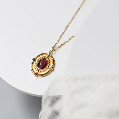 Collana barocco opaline viola