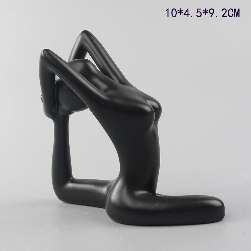 Scultura ragazza yoga