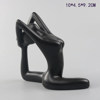Scultura ragazza yoga