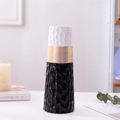 Vaso ceramica bicolore