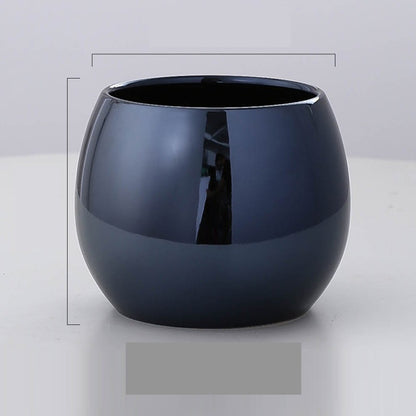 Vaso in ceramica cromato