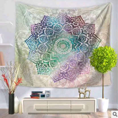Arazzo Mandala Floreale