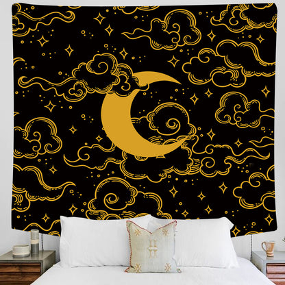 Arazzo luna e stelle
