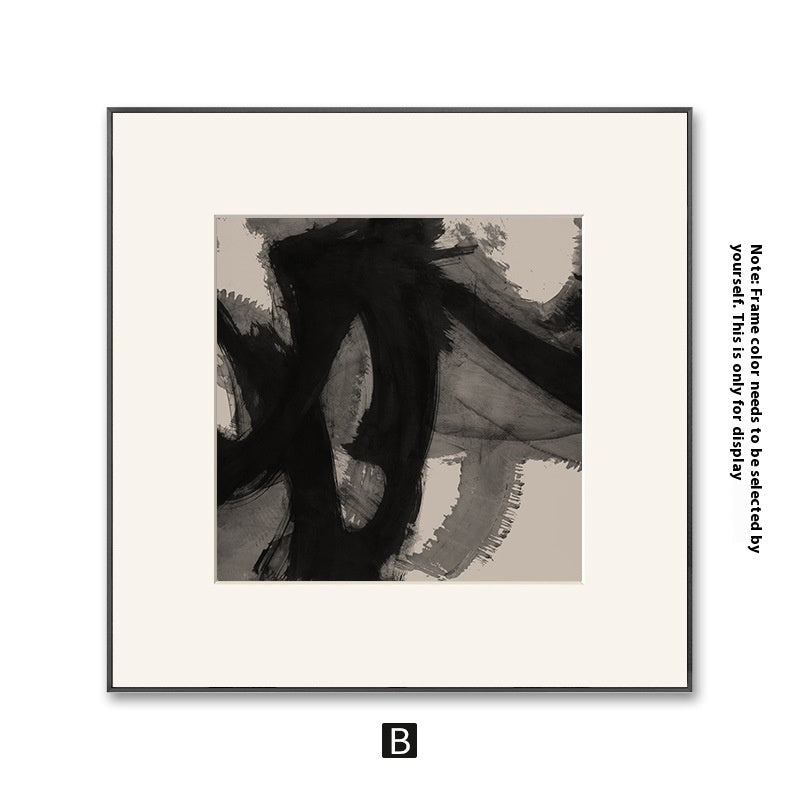 Quadro astratto ad inchiostro