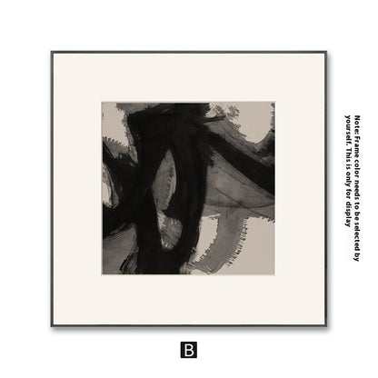 Quadro astratto ad inchiostro
