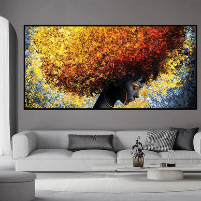 Quadro donna stile africano