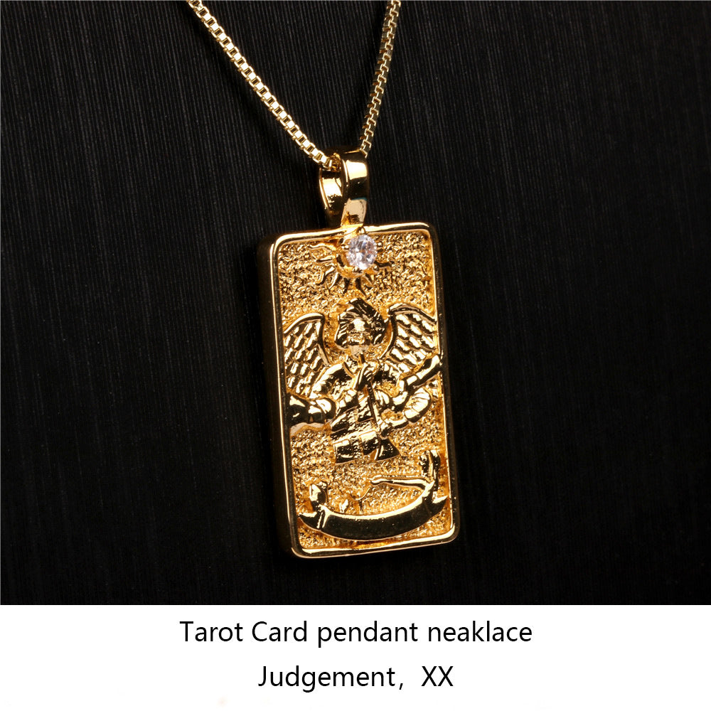 Collana tarocchi ventidue arcani mini oro