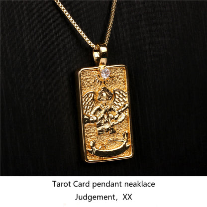 Collana tarocchi ventidue arcani mini oro