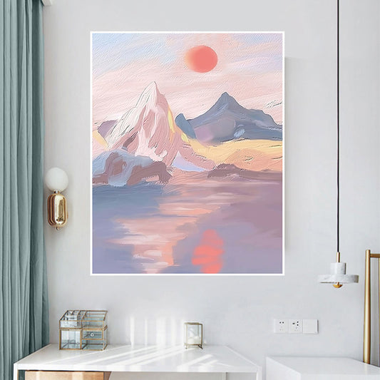 Adesivo murale Rose bianche e luna