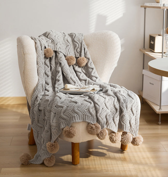 Plaid a maglia Nordic