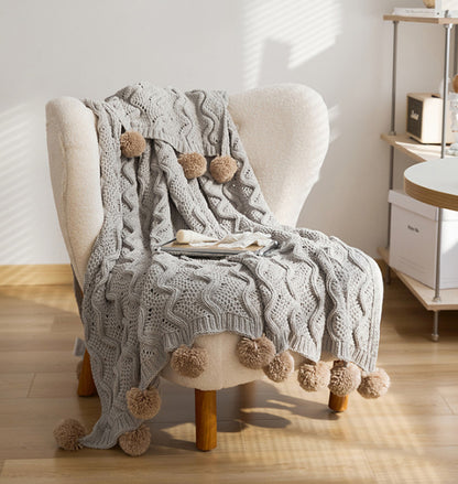 Plaid a maglia Nordic