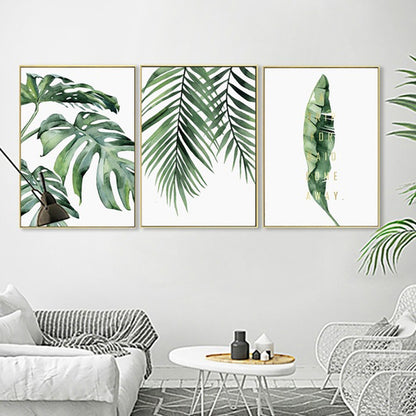 Adesivo murale Piante tropicali verdi