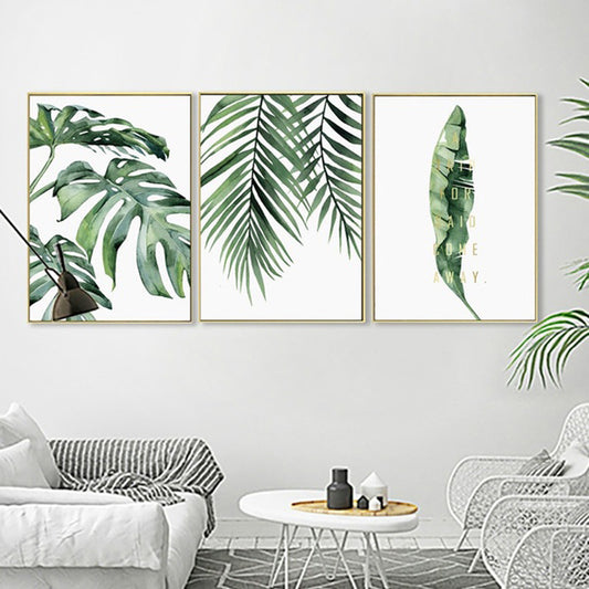 Adesivo murale Piante tropicali verdi