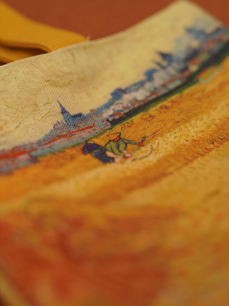Borsa stampa olio vintage