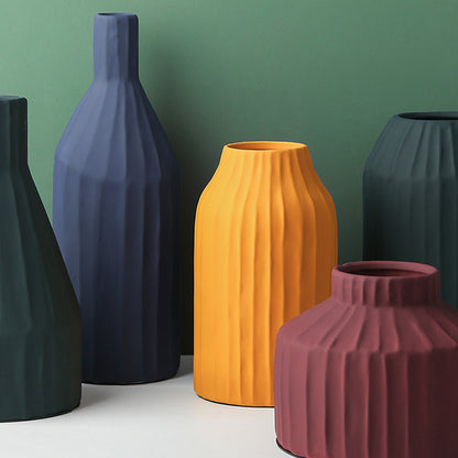 Vaso ceramica origami