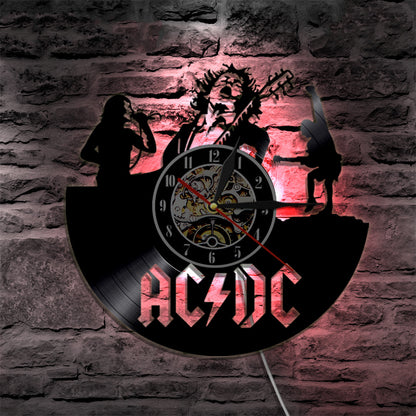 Orologio da parete AC/DC rock vinile