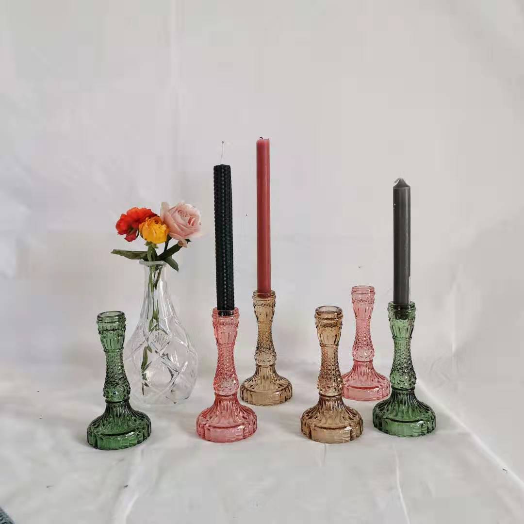 Candelabro vetro sfumato