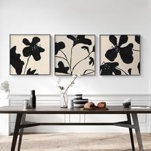 Quadro orchidea bianco nero