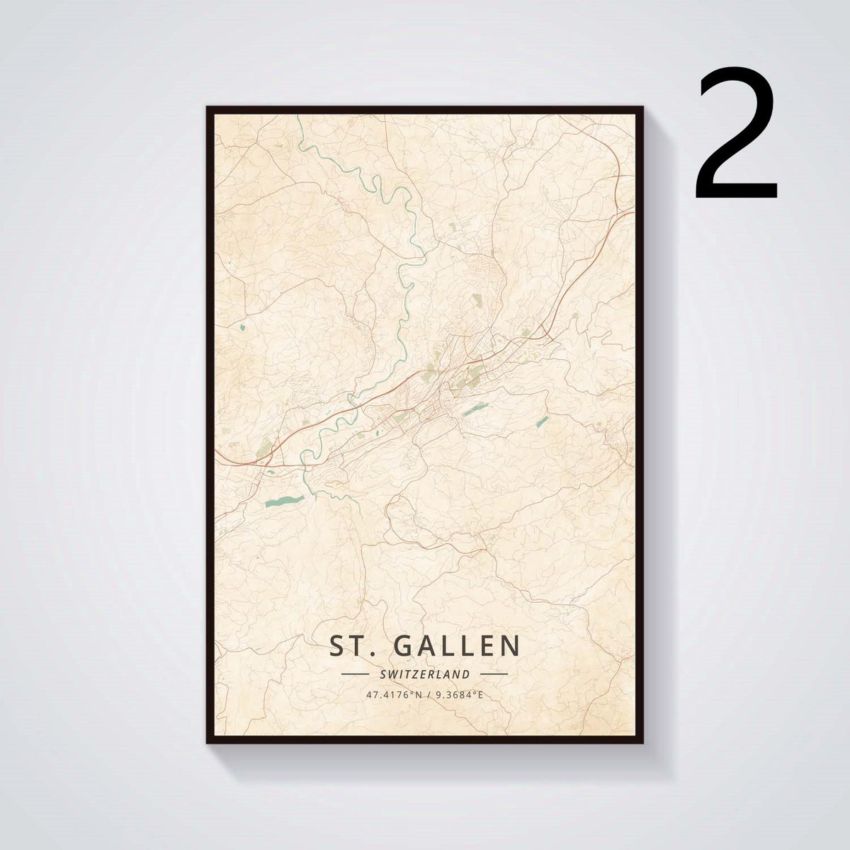 Poster Città svizzere e austriache