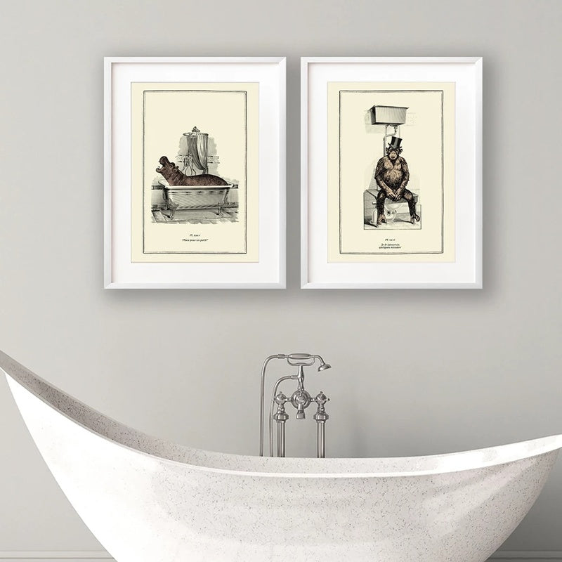 Poster animali retrò