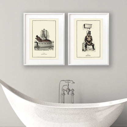 Poster animali retrò