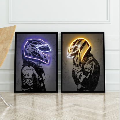 Tela Neon Casco Vintage