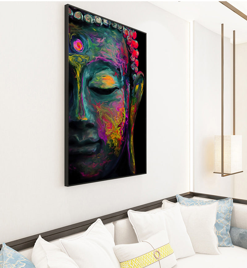 Quadro Buddha astratto