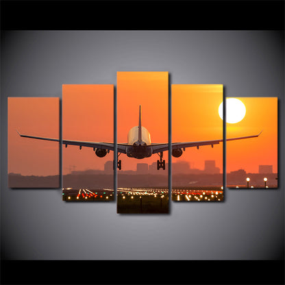 Quadro aereo tramonto