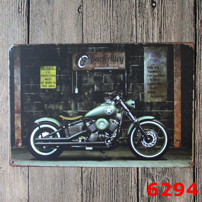 Targa in metallo Motociclette vintage