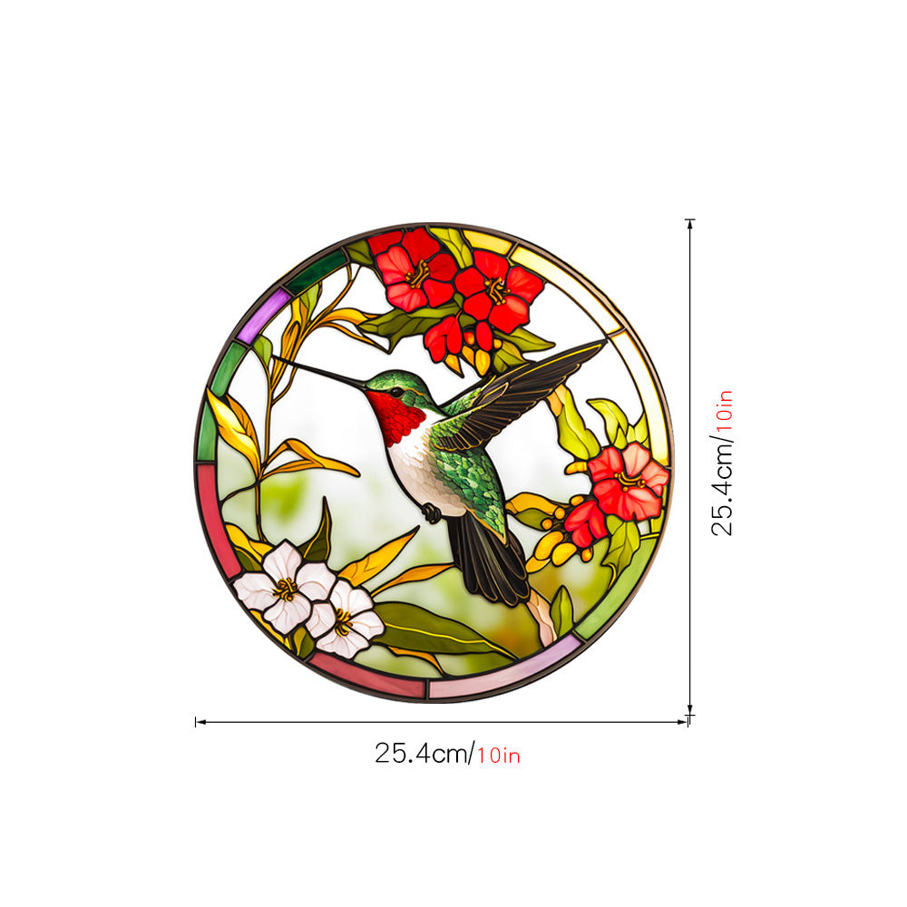 Adesivo colibrì removibile