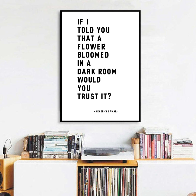 Poster Citazioni Bianco e Nero