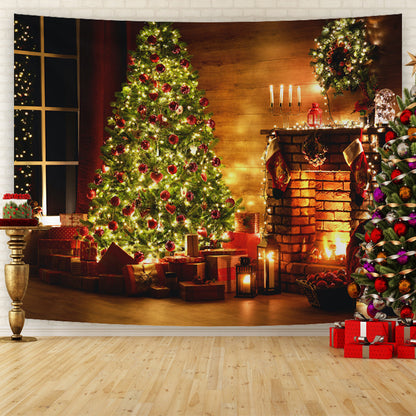 Tappezzeria Natale e camino