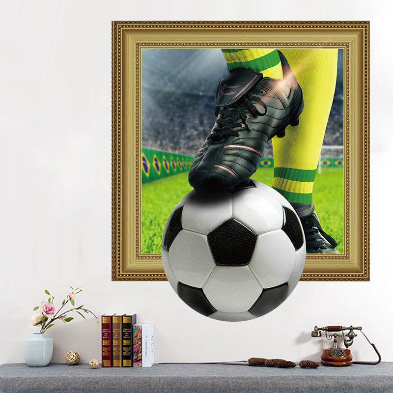 Adesivo 3D calcio
