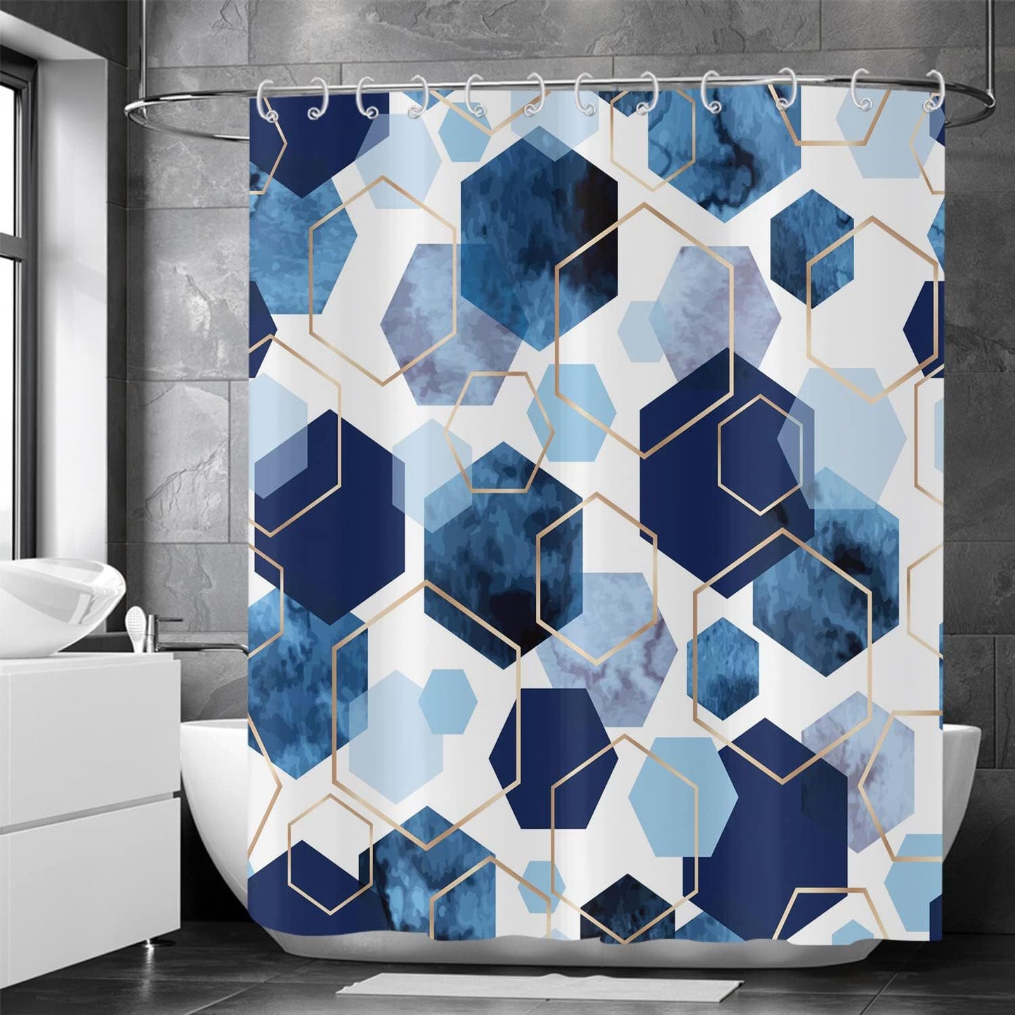 Tenda Doccia Geometrica