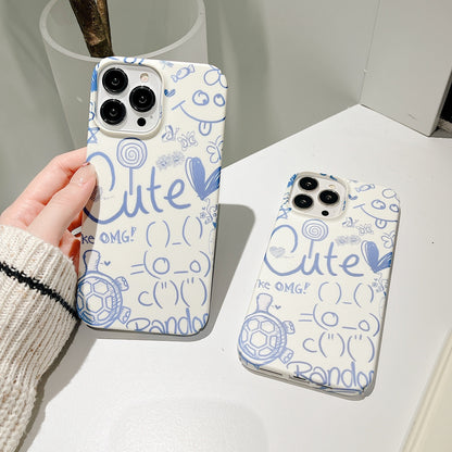Custodia telefono plastica dipinta