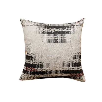 Federa jacquard bianco nero