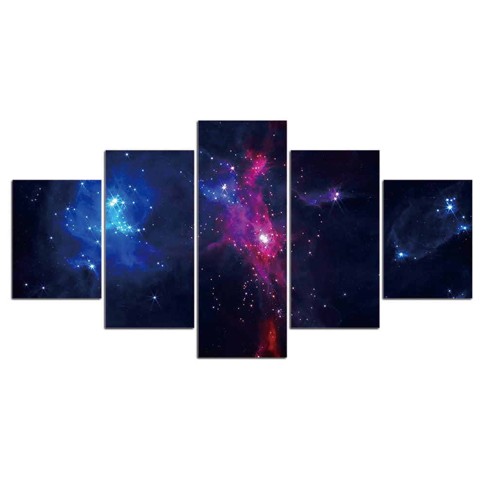 Adesivo murale Pianeti e nebulosa cosmica