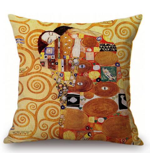 Cuscino stile pittura impressionista
