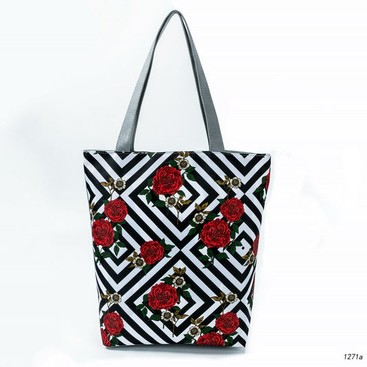 Borsa a spalla stampa pittura