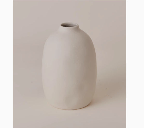 Vaso ceramica bianco
