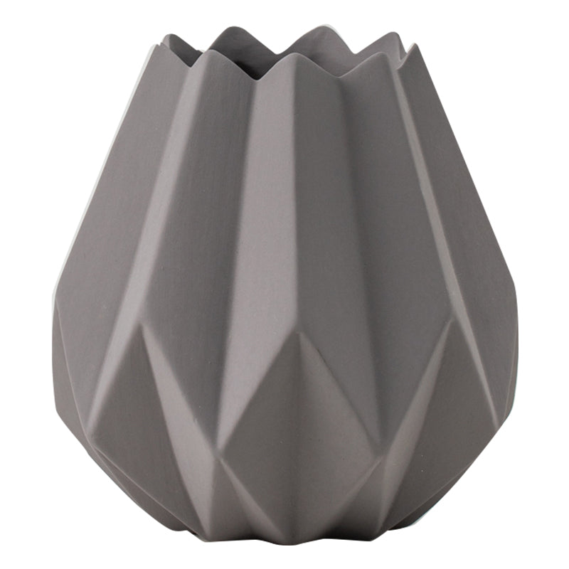 Vaso ceramica origami