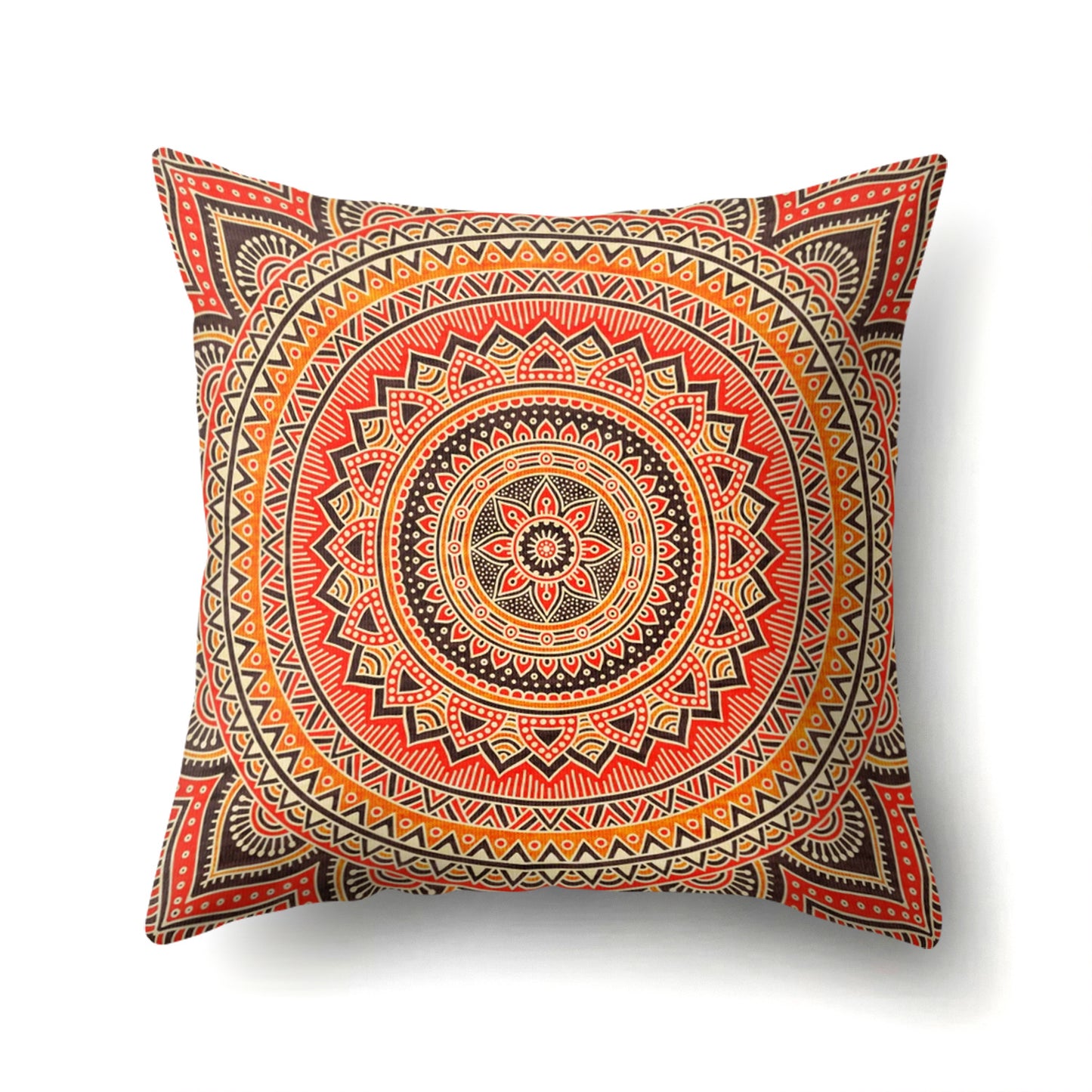 Cuscino velluto pesca mandala