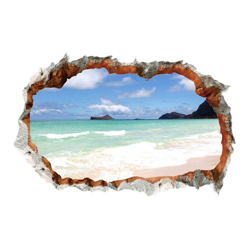 Adesivo paesaggio spiaggia